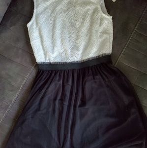 Black and White mini dress